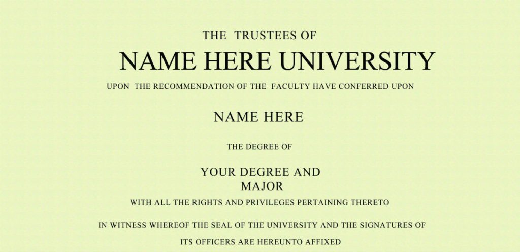 Fake Degree Service